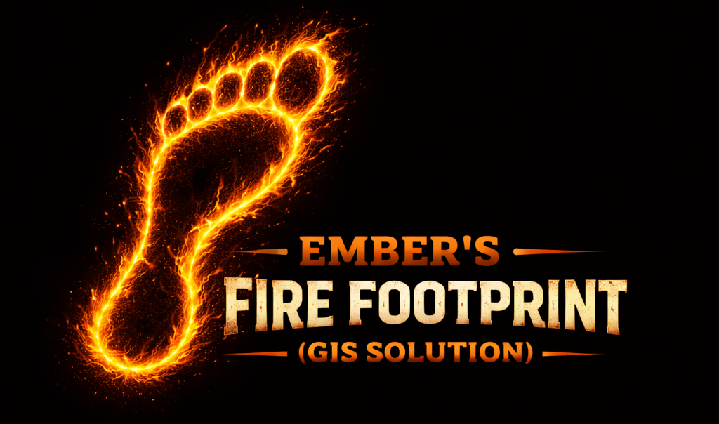 Amber's Fire Footprint GIS